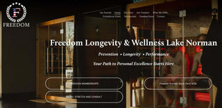 Freedom LKN Lake Norman Website screenshot
