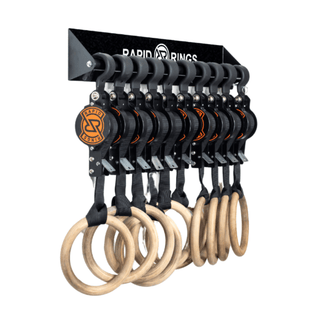 Rapid Rings Gym Pack Angled on white background