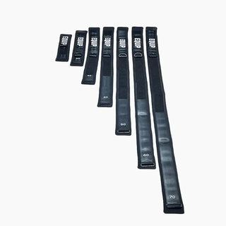 Equip Wheelchair Straps Laid out on white background