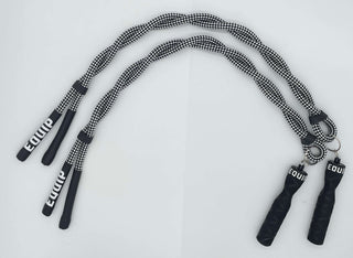 Black & White Twisted Multi Ropes™ (Jump Rope for Seated Athletes.)