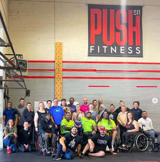 B' More Adaptive Group Photo at Push511 gym in Maryland