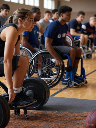 High School Students Adapting Fitness
