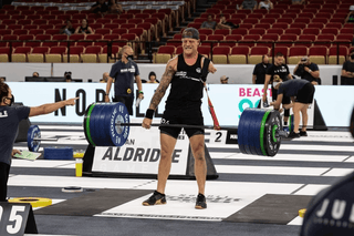 Logan Aldridge at the 2021 CrossFit Games courtesy of Bruce Williams B.A.W. Media