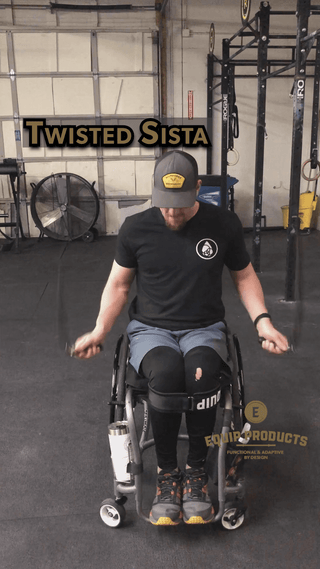 Brandon Mantz using the early prototype Twisted Multi Ropes at CrossFit Watchtower in Colorado