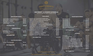 The Equip Products reference list with products by impairment to assist people looking for where to start in their search for adaptive fitness equipment.