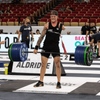 Logan Aldridge at the 2022 CrossFit Games Deadlifting over 405 pounds