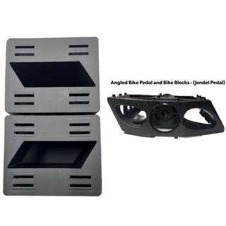 Angled Bike Blocks from Equip Products with Jendel Angled Pedal