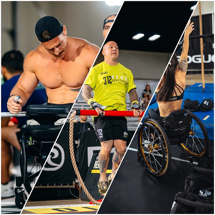 Three Athletes Collage 2024 Adapt CrossFit Games