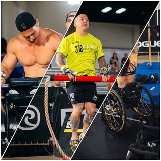 Three Athletes Collage 2024 Adapt CrossFit Games