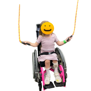 Young Child in Wheelchair Using Multi Ropes