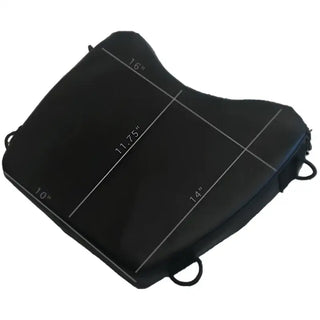 Dimensions on a LapMat white background