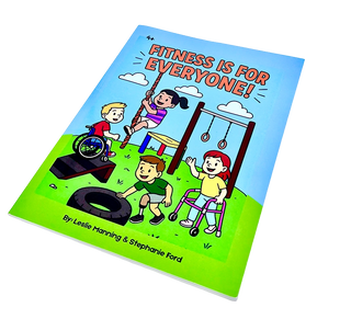 Fitness is for Everyone Front Cover Coloring Book
