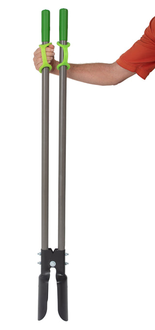 EazyHold Lime product for easy gripping of garden tools with extra-large holes for comfort and stability.