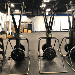 Wider SkiErg base and Concept2 SkiErg