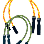 Multi Ropes Youth Models paired together one set is yellow and the other green