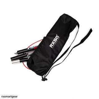 Equip & Rx Smart Gear Collapsable Mono Rope Black Bag with zipper and strap