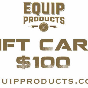 Equip Products Gift Card With Equip Logo In Brown $100