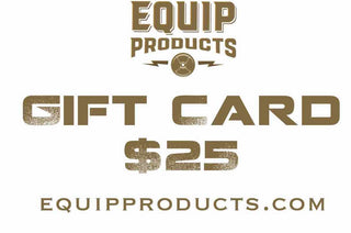 Equip Products Gift Card With Equip Logo In Brown $25