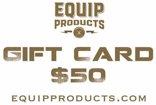 Equip Products Gift Card With Equip Logo In Brown $50