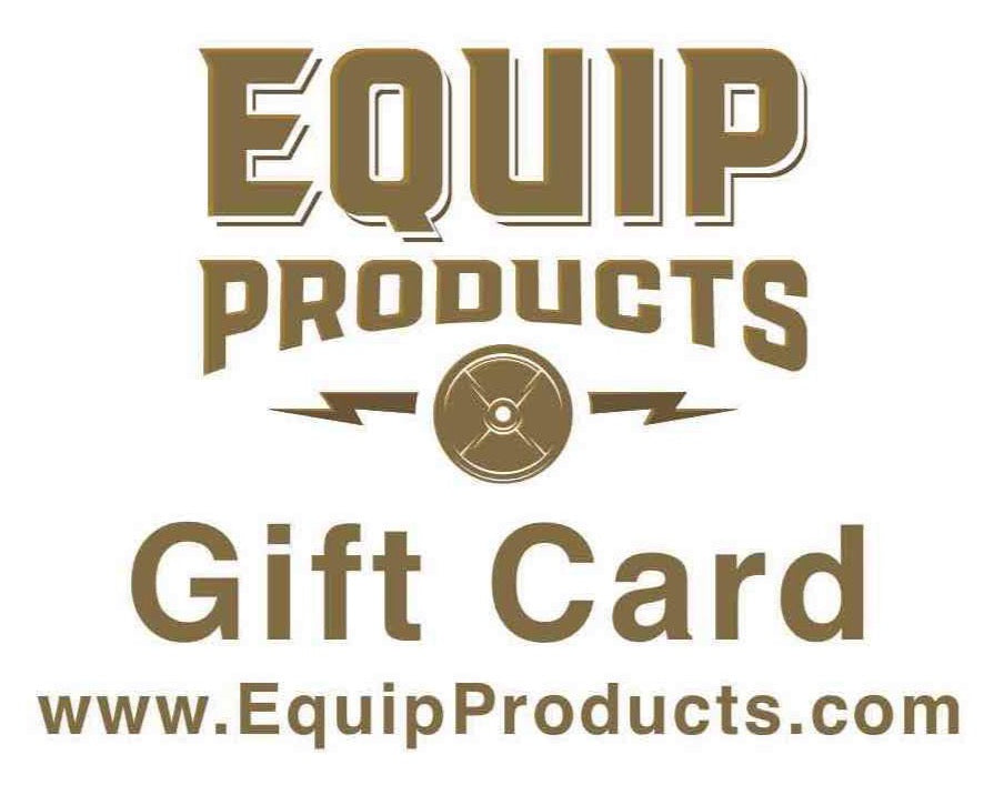 Equip Products Gift Card With Equip Logo In Brown