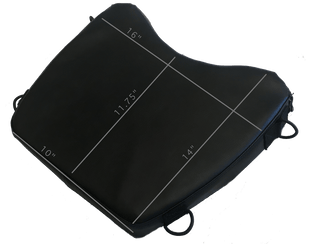 Large LapMat™ With Dimensions Showing Size For Leg Sizing