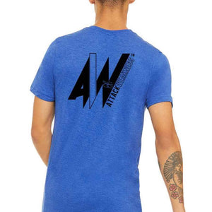 Attack Weakness Blue Shirt Back Picture