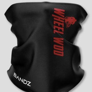 Wheelwod face-shield with red logo