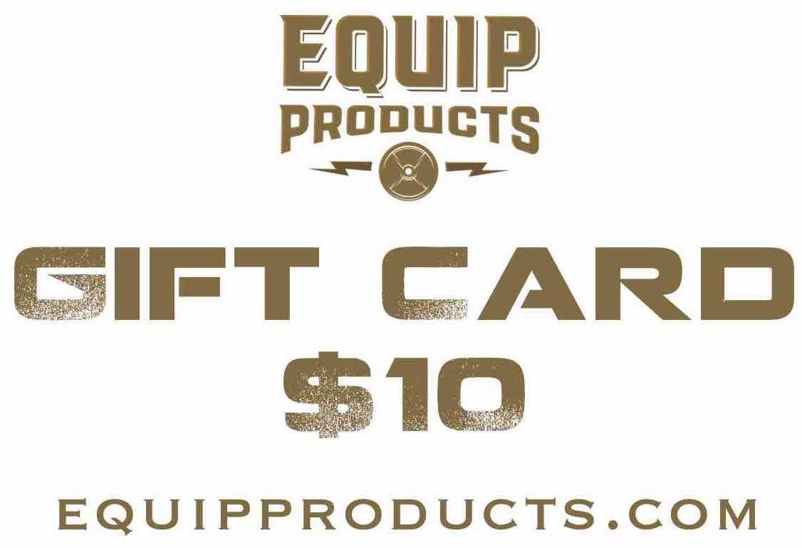 Equip Products Gift Card With Equip Logo In Brown $10