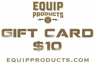 Equip Products Gift Card With Equip Logo In Brown $10